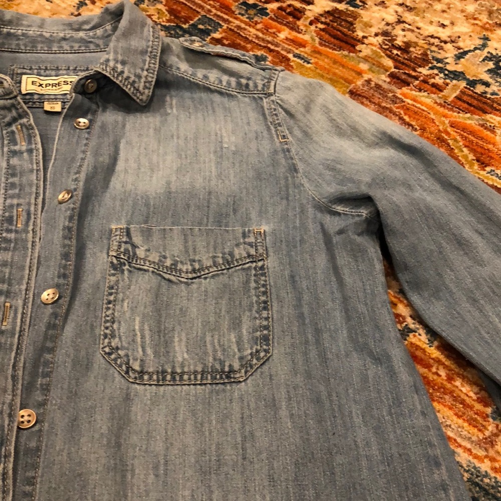 Express Western Button Down - Picture 4 of 8